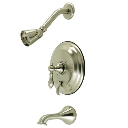 KINGSTON BRASS KB36380ACL Single-Handle Tub and Shower Faucet, Brushed Nickel KB36380ACL